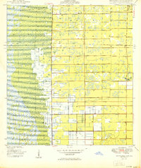 Greenacres City 1950 topographic map thumbnail