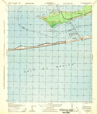 Gulf Breeze 1944 topographic map thumbnail