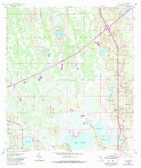 Gum Lake 1959 topographic map thumbnail