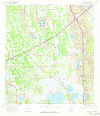 Gum Lake 1959 topographic map thumbnail