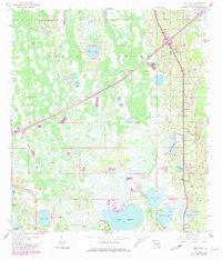 Gum Lake 1959 topographic map thumbnail