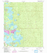 Halfmoon Lake 1970 topographic map preview