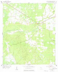 Hampton Springs 1954 topographic map thumbnail