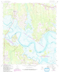 Hedges 1958 topographic map thumbnail