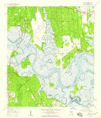 Hedges 1958 topographic map preview