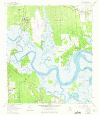 Hedges 1958 topographic map thumbnail