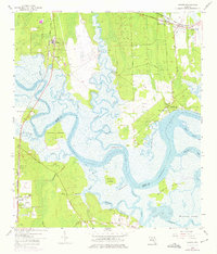 Hedges 1958 topographic map preview