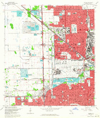 Hialeah 1962 topographic map thumbnail