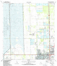 Hialeah SW 1988 topographic map thumbnail