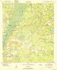 Hinsons Cross Roads topographic map thumbnail