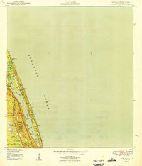 Hobe Sound 1949 topographic map thumbnail
