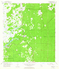 Homosassa 1954 topographic map thumbnail