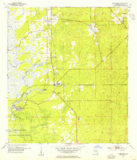 Homosassa 1954 topographic map thumbnail