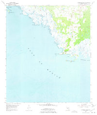 Horseshoe Beach 1954 topographic map thumbnail
