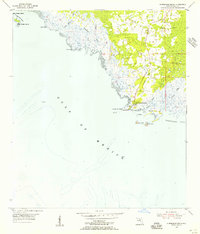 Horseshoe Beach 1954 topographic map thumbnail