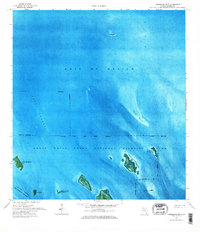 Horseshoe Keys 1972 topographic map thumbnail
