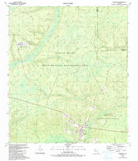 Hosford 1990 topographic map thumbnail