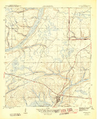 Hosford 1945 topographic map thumbnail