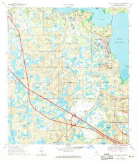Howey In The Hills 1969 topographic map thumbnail