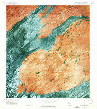 Indian Camp Creek 1972 topographic map preview