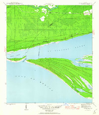 Indian Pass 1945 topographic map thumbnail