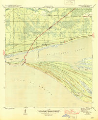 Indian Pass 1945 topographic map thumbnail