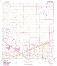 Indiantown 1953 topographic map preview
