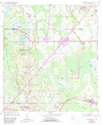 Intercession City 1953 topographic map thumbnail