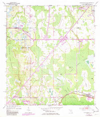 Intercession City 1953 topographic map thumbnail
