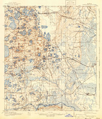 Interlachen 1916 topographic map preview