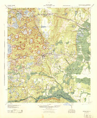 Interlachen 1944 topographic map thumbnail