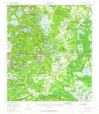 Interlachen 1949 topographic map thumbnail