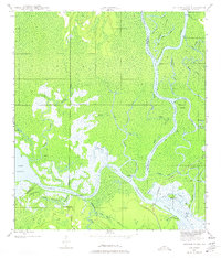 Jackson River 1943 topographic map preview