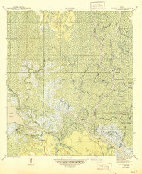 Jackson River 1945 topographic map preview