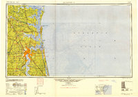 Jacksonville 1948 topographic map preview