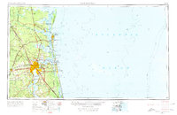 Jacksonville 1957 topographic map preview