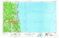 Jacksonville 1957 topographic map preview