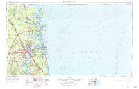 Jacksonville 1957 topographic map preview
