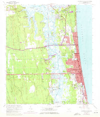Jacksonville Beach 1964 topographic map thumbnail