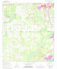 Jacksonville Heights 1964 topographic map thumbnail