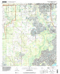 Jacksonville Heights 1994 topographic map thumbnail