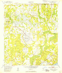 Jacksonville Heights 1949 topographic map thumbnail