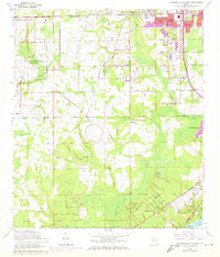 Jacksonville Heights 1964 topographic map thumbnail