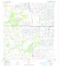 Jernigans Pond 1953 topographic map thumbnail