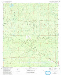 Johnson Hammock 1954 topographic map thumbnail