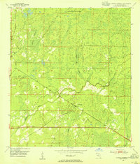 Johnson Hammock 1954 topographic map thumbnail