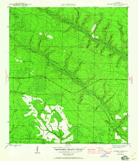 Juniper Creek 1945 topographic map thumbnail