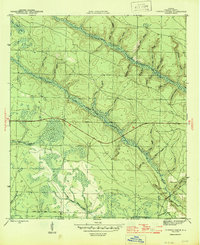 Juniper Creek 1945 topographic map thumbnail