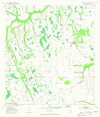 Kenansville 1953 topographic map thumbnail