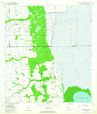 Kenansville SE 1953 topographic map thumbnail